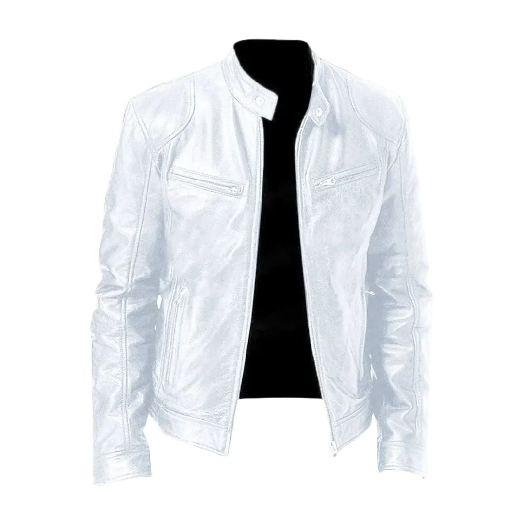 Jorge| Chaqueta de cuero casual