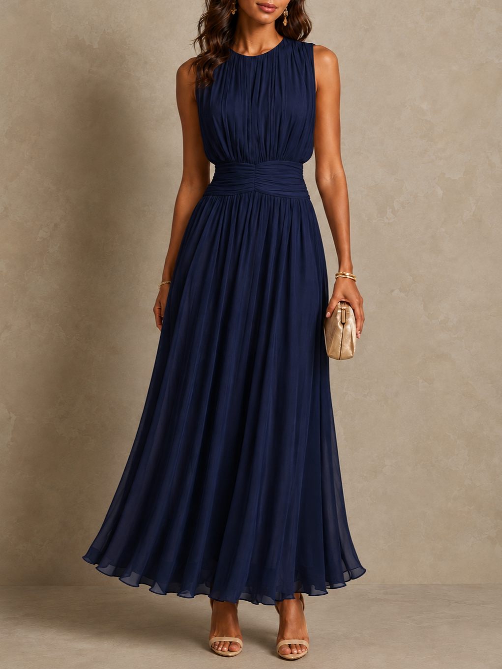 Vestido Roxanne - Azul marino