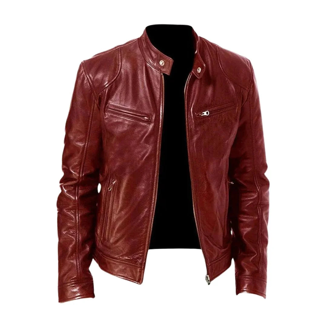 Jorge| Chaqueta de cuero casual