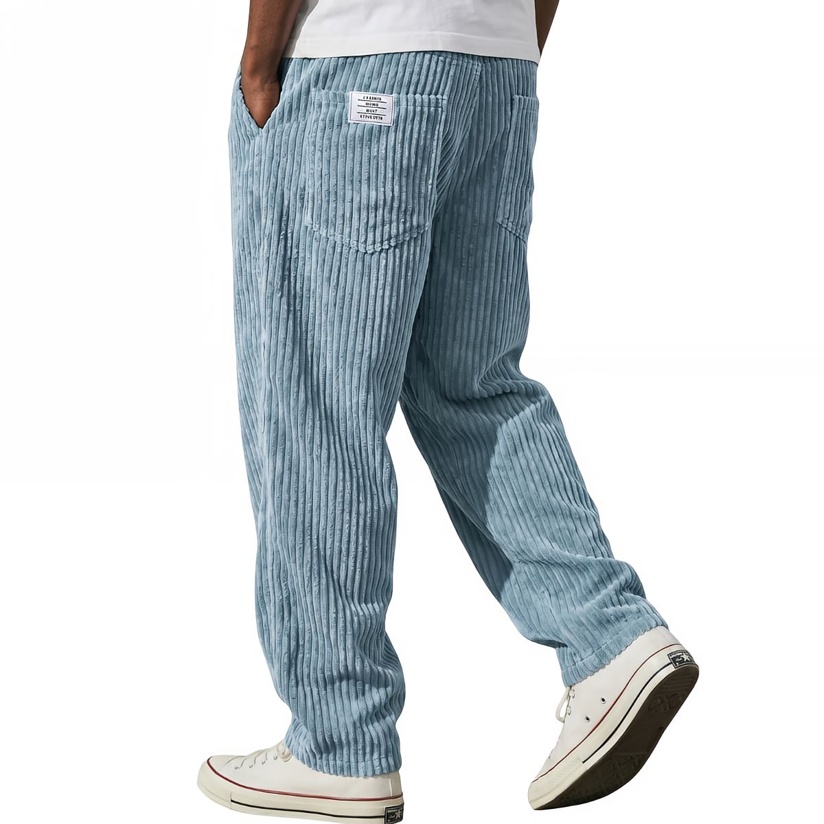 Pantalones de pana - Azul claro