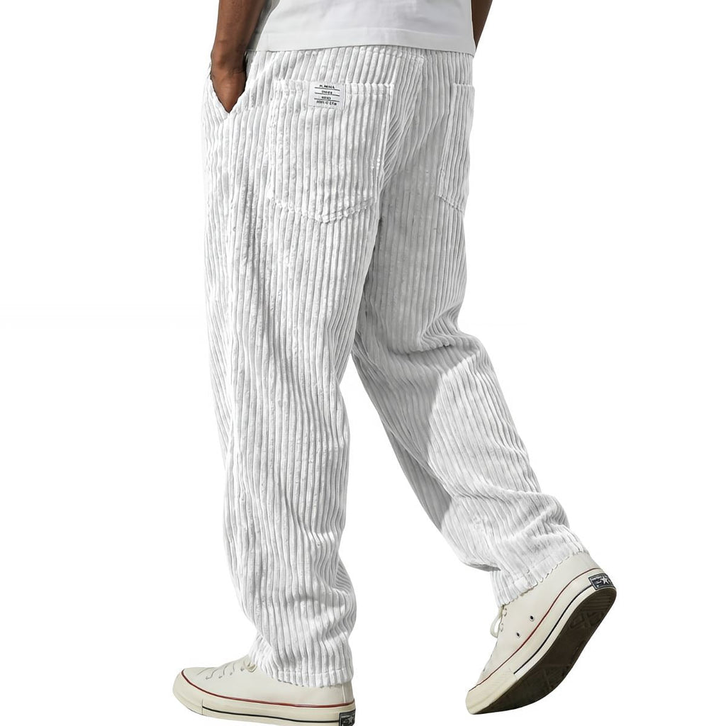 Pantalones de pana - Blanco
