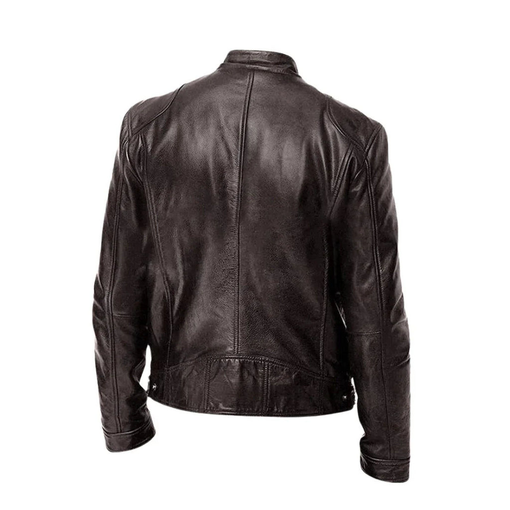 Jorge| Chaqueta de cuero casual