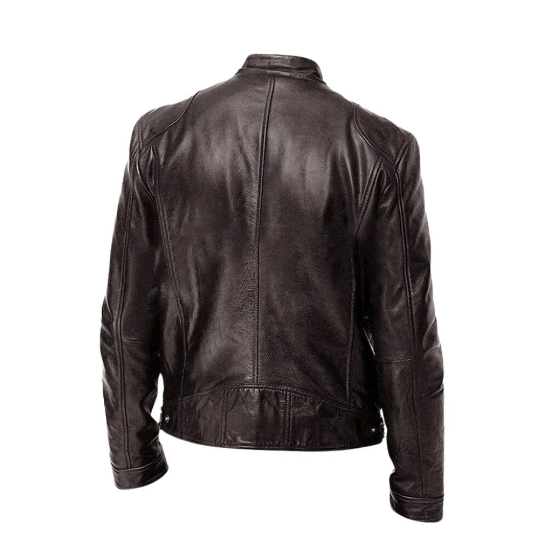 Jorge| Chaqueta de cuero casual