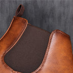 Botas hombre elegantes sin cordones – botines cuero clásico versátil