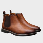 Botas hombre elegantes sin cordones – botines cuero clásico versátil