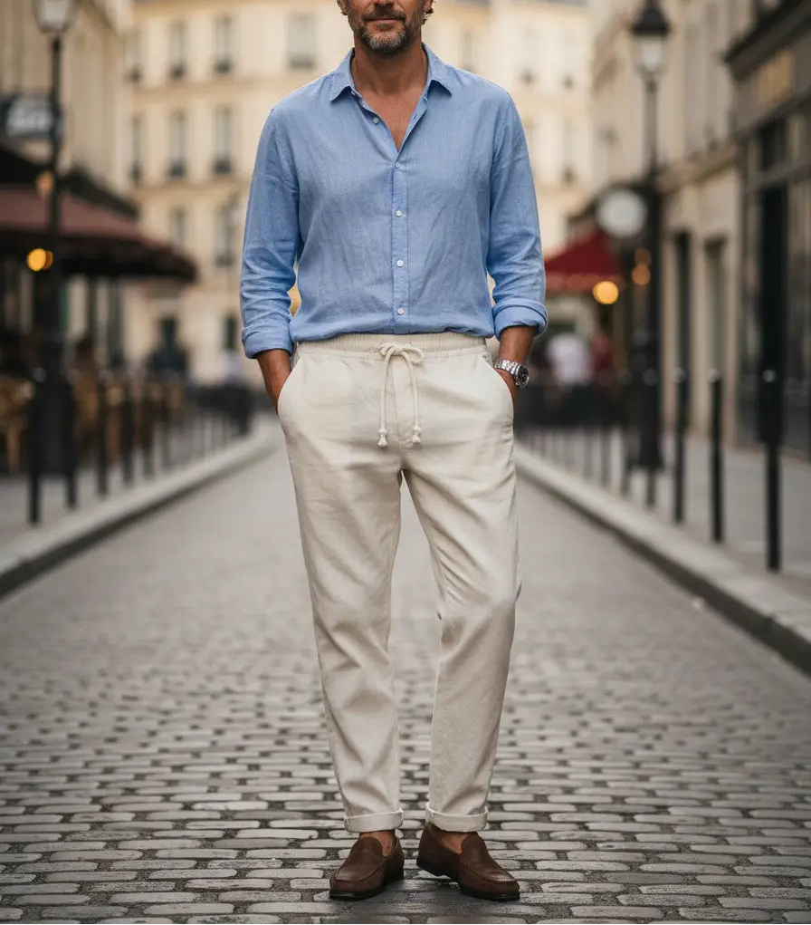 Pantalones Lago – Elegancia en Lino