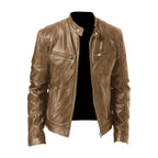 Chaqueta de cuero casual - color