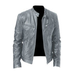 Chaqueta de cuero casual - color