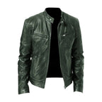 Chaqueta de cuero casual - color