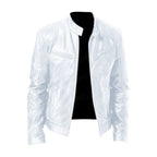 Chaqueta de cuero casual - color