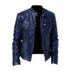 Chaqueta de cuero casual - color