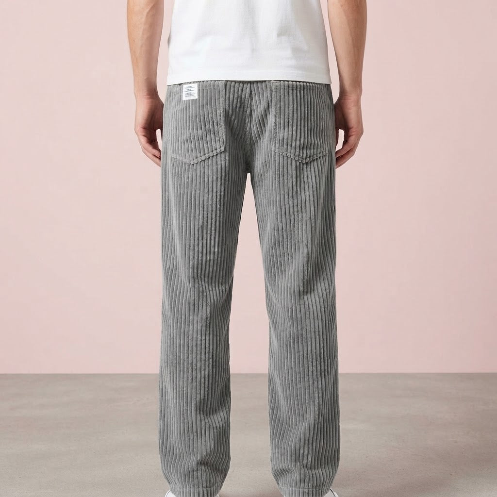 Varel | Pantalones de pana para hombre con cintura elástica