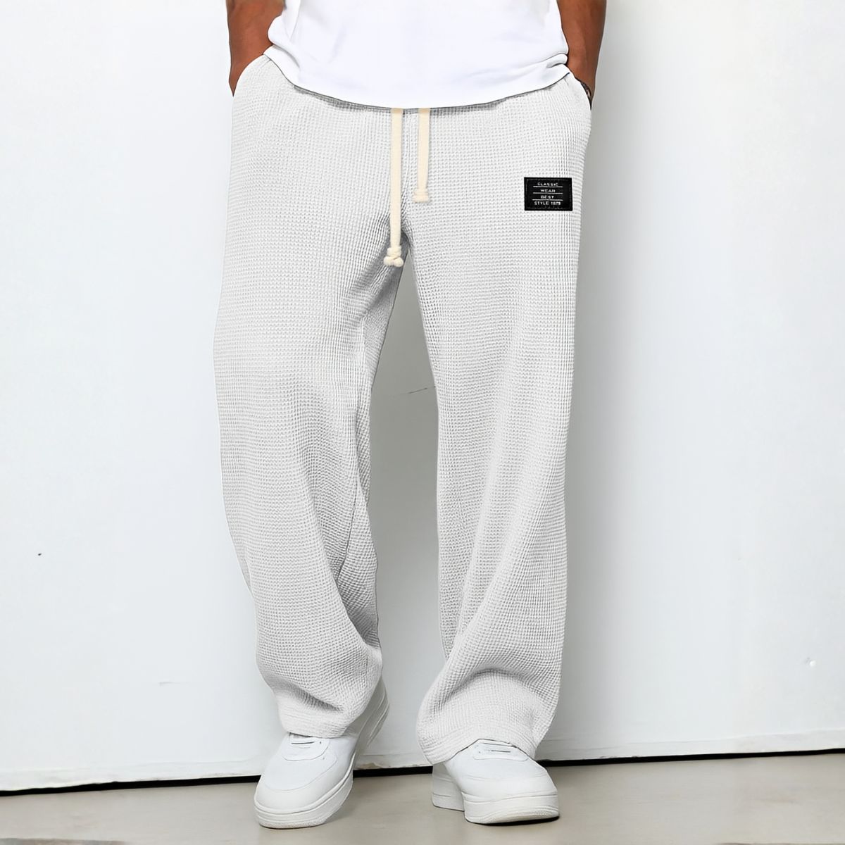 Pantalón hombre - Blanco