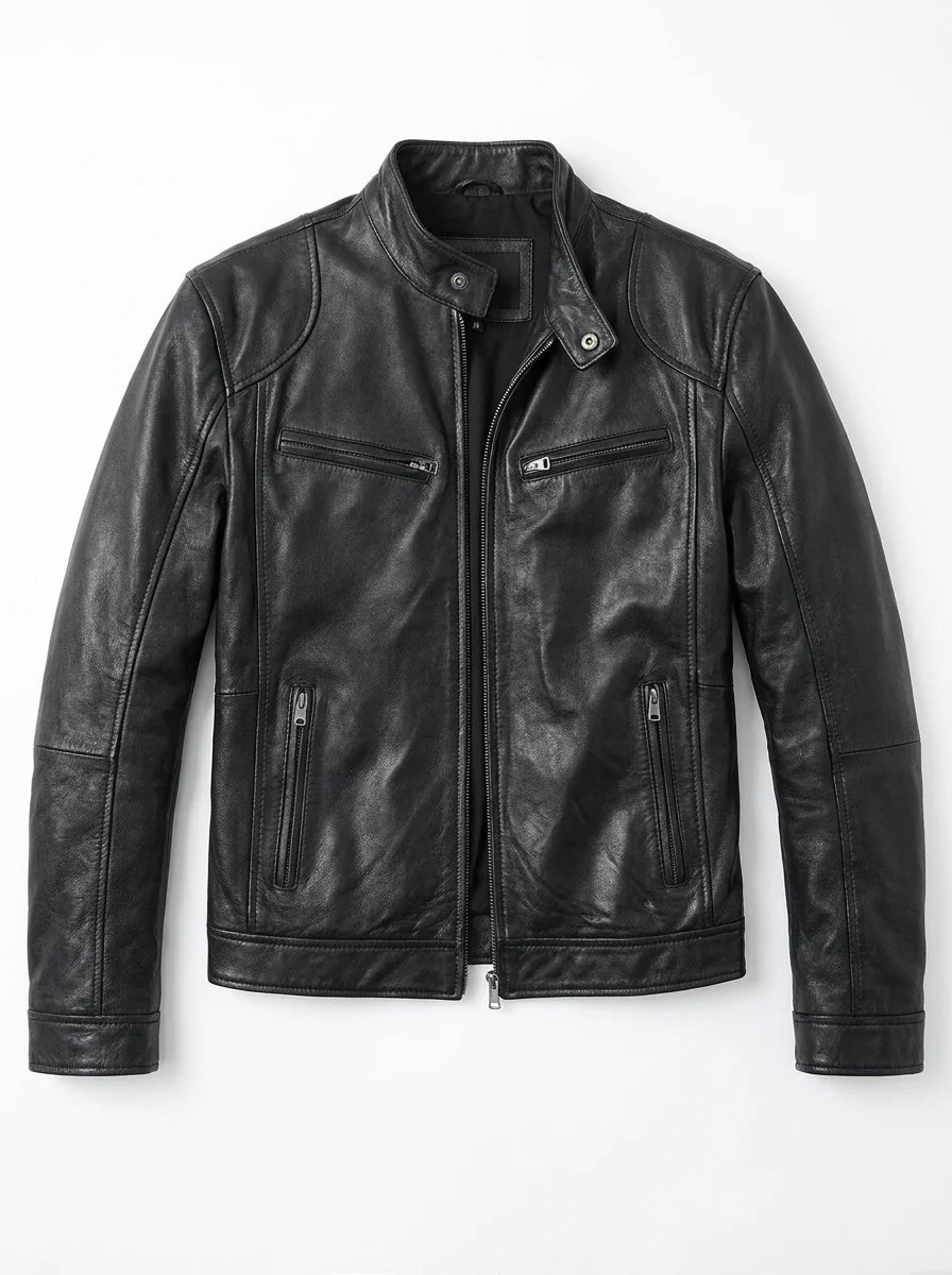 Jorge| Chaqueta de cuero casual
