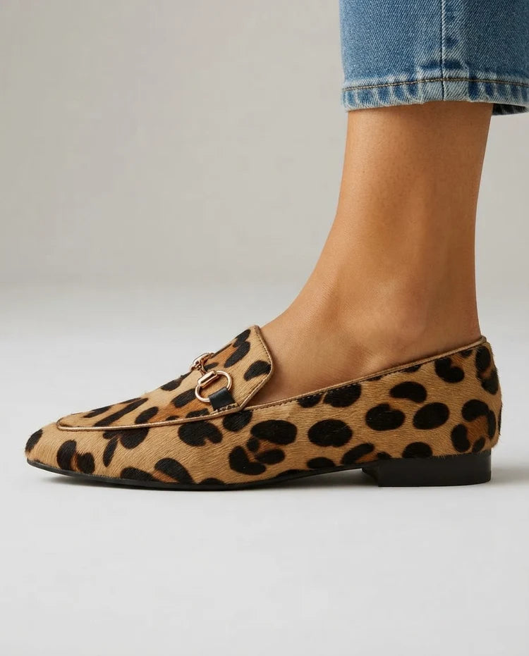 Mocasín Alba – Leopardo con Herraje