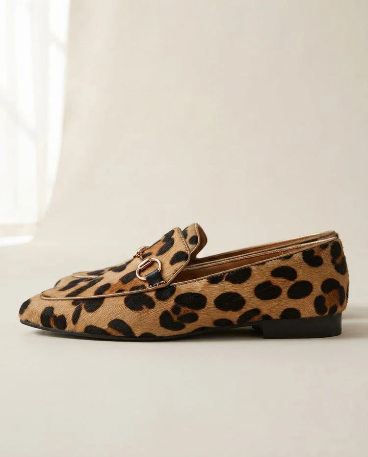 Mocasín Alba – Leopardo con Herraje